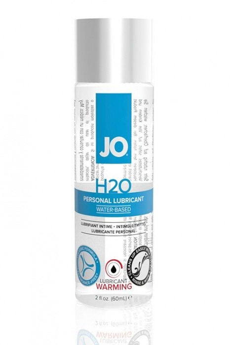 Возбуждающий лубрикант на водной основе JO Personal Lubricant H2O Warming - 60 мл. - System JO - купить с доставкой в Стерлитамаке