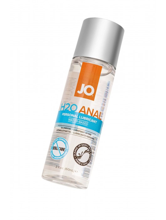 Анальный лубрикант на водной основе JO Anal H2O - 60 мл. - System JO - купить с доставкой в Стерлитамаке