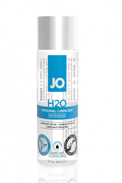 Охлаждающий лубрикант на водной основе JO Personal Lubricant H2O COOLING - 60 мл. - System JO - купить с доставкой в Стерлитамаке