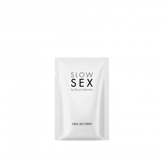Полоски для орального секса Slow Sex Oral Sex Strips - 7 шт. - Bijoux Indiscrets - купить с доставкой в Стерлитамаке