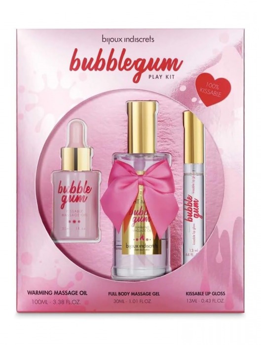 Набор средств для массажа и ласк Bubblegum Play Kit - Bijoux Indiscrets - купить с доставкой в Стерлитамаке