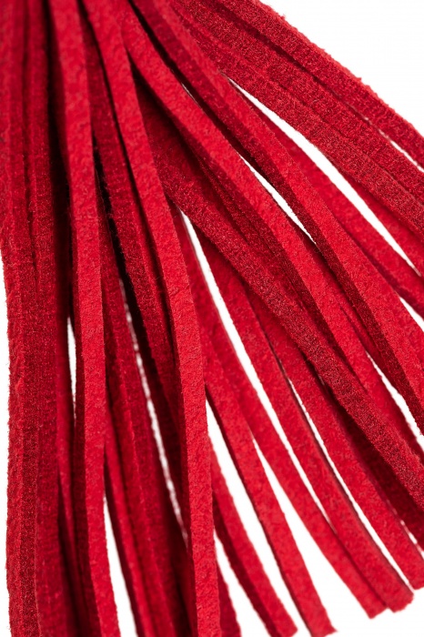 Зажимы на соски «Вилки» с красными кисточками из замши - Pecado - купить с доставкой в Стерлитамаке