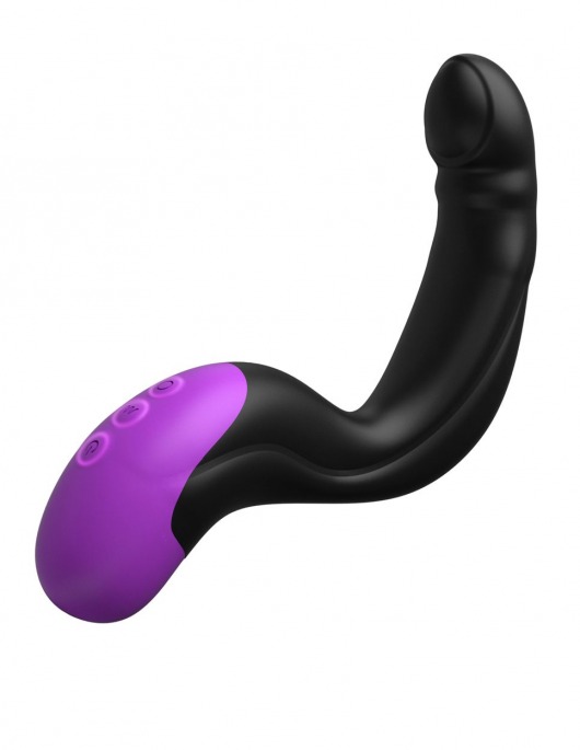 Черно-фиолетовый вибромассажёр простаты Hyper-Pulse P-Spot Massager - Pipedream - в Стерлитамаке купить с доставкой