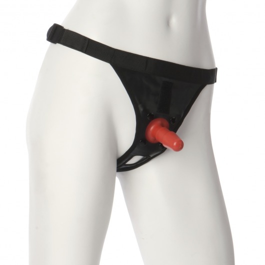 Трусики со штырьком для фиксации насадок Ultra Harness with Plug - Doc Johnson - купить с доставкой в Стерлитамаке