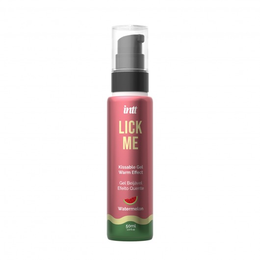 Гель Lick Me с согревающим эффектом и ароматом арбуза - 50 мл. - INTT - купить с доставкой в Стерлитамаке