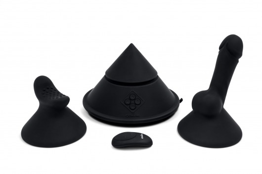 Конусный вибромассажер Cowgirl Cone с 2 насадками - CowGirl - купить с доставкой в Стерлитамаке