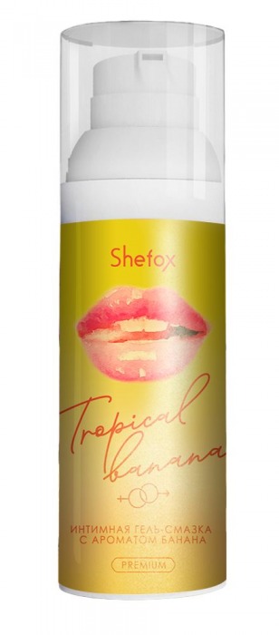 Интимная гель-смазка Shefox Premium «Тропический банан» - 50 мл. - Shefox - купить с доставкой в Стерлитамаке
