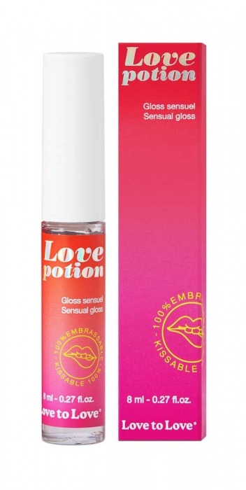 Возбуждающий блеск для губ Love Potion - 8 мл. - Love to Love - купить с доставкой в Стерлитамаке