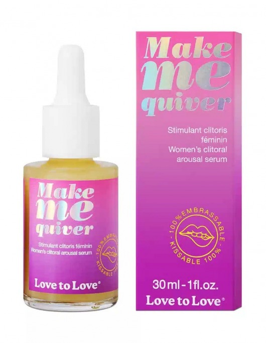 Возбуждающие капли для клитора Make Me Quiver - 30 мл. - Love to Love - купить с доставкой в Стерлитамаке