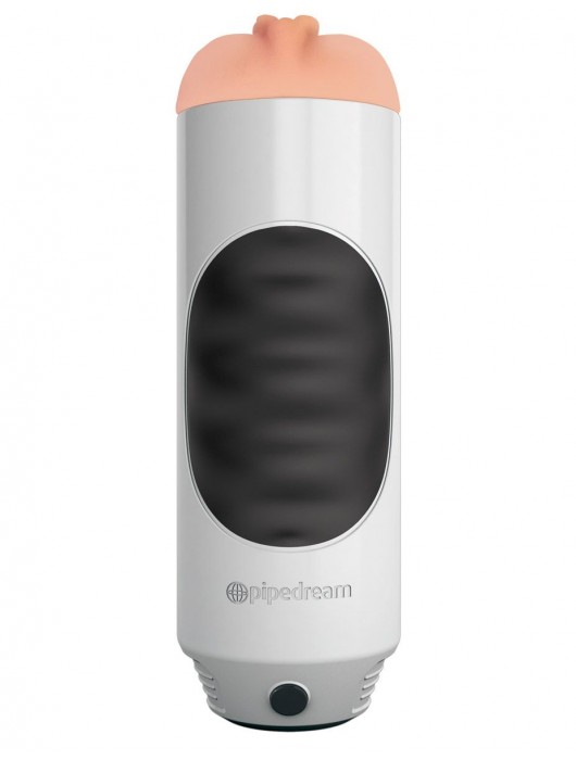 Мастурбатор-вагина Extreme Toyz Mega Grip Vibrating Stroker Mouth - Pipedream - в Стерлитамаке купить с доставкой