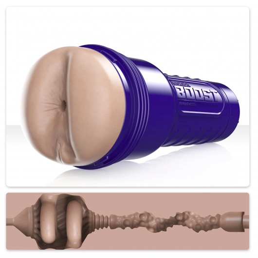 Телесный мастурбатор-анус Fleshlight Boost Blast Female - Fleshlight - в Стерлитамаке купить с доставкой