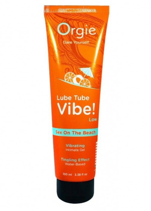 Гель с эффектом вибрации Lube Tube Vibe Low Sex On The Beach - 100 мл. - ORGIE - купить с доставкой в Стерлитамаке