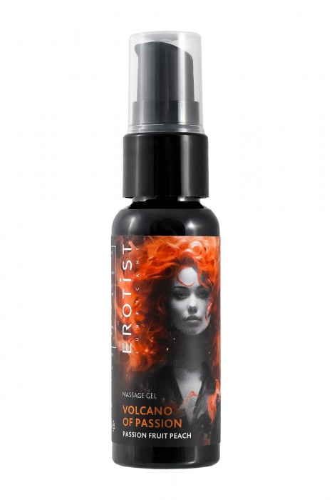 Гель с эффектом вибрации Volcano Of Passion со вкусом персика и маракуйи - 25 мл. - Erotist Lubricants - купить с доставкой в Стерлитамаке