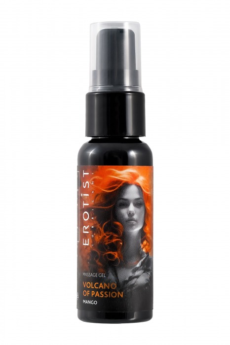 Гель с эффектом вибрации Volcano Of Passion со вкусом манго - 25 мл. - Erotist Lubricants - купить с доставкой в Стерлитамаке
