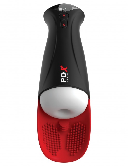 Мастурбатор в колбе с вибрацией Fuck-O-Matic Pro XL - Pipedream - в Стерлитамаке купить с доставкой
