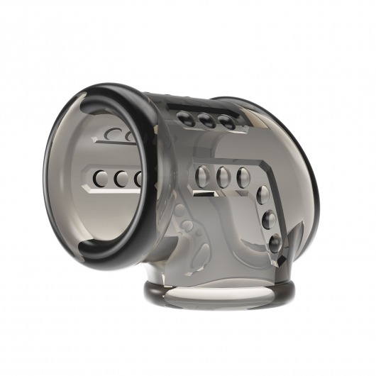 Дымчатая насадка на пенис и мошонку - Baile - в Стерлитамаке купить с доставкой