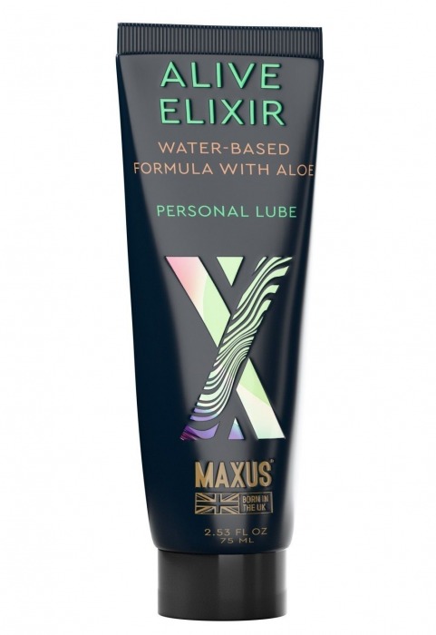 Интимный гель на водной основе MAXUS Alive Elixir - 75 мл. - Maxus - купить с доставкой в Стерлитамаке