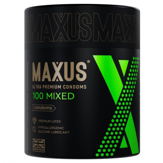 Презервативы MAXUS Mixed - 100 шт. - Maxus - купить с доставкой в Стерлитамаке