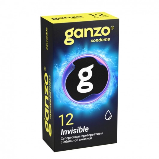 Супертонкие презервативы Ganzo Invisible - 12 шт. - Ganzo - купить с доставкой в Стерлитамаке