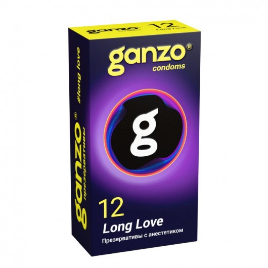 Презервативы с анестетиком для продления удовольствия Ganzo Long Love - 12 шт. - Ganzo - купить с доставкой в Стерлитамаке
