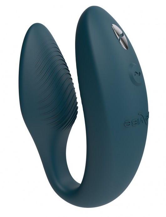 Зеленый вибратор для пар We-Vibe Sync 2 с пультом ДУ - We-vibe купить в Стерлитамаке с доставкой в Orgasmix.ru Зеленый вибратор для пар We-Vibe Sync 2 с пультом ДУ - We-vibe