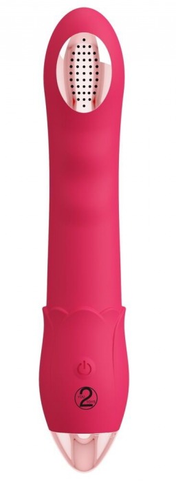 Малиновая насадка на душ с вибрацией Showers to orgasm - 20,1 см. - Orion - купить с доставкой в Стерлитамаке