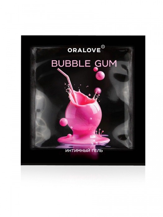Саше съедобной оральной смазки OraLove с ароматом бабл-гам - 3 гр. - Биоритм - купить с доставкой в Стерлитамаке