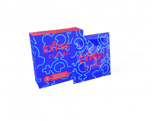 Классические презервативы Expert Classic - 3 шт. - Expert - купить с доставкой в Стерлитамаке