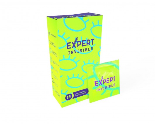 Ультратонкие презервативы Expert Invisible - 15 шт. - Expert - купить с доставкой в Стерлитамаке