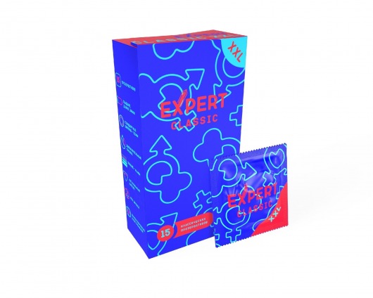 Презервативы увеличенного размера Expert Classic XXL - 15 шт. - Expert - купить с доставкой в Стерлитамаке