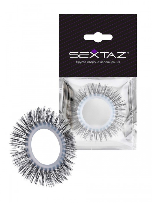 Круглое эрекционное кольцо с длинными «ресничками» - Sextaz - в Стерлитамаке купить с доставкой