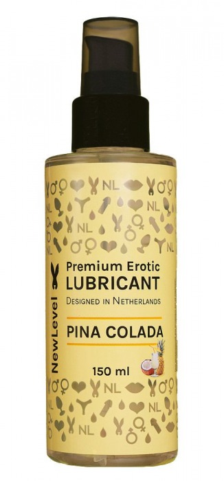 Ароматизированный лубрикант на водной основе NewLevel Pina Colada - 150 мл. - NewLevel - купить с доставкой в Стерлитамаке