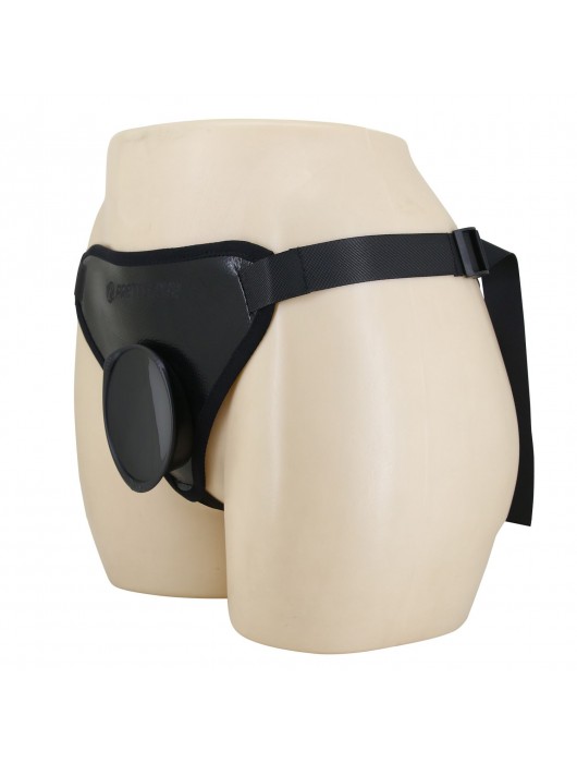 Черные трусики харнесс с платформой Caludio I - Baile - купить с доставкой в Стерлитамаке