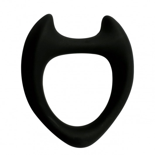 Черное эрекционное кольцо с рожками Wooomy Toro M - Adrien Lastic - в Стерлитамаке купить с доставкой