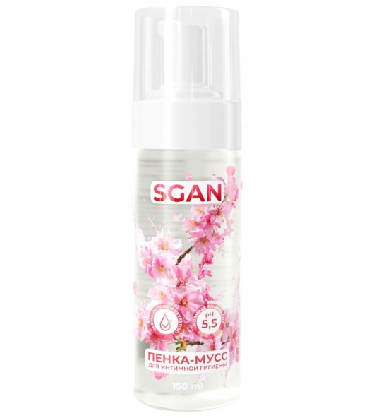Пенка-мусс для интимной гигиены SGAN с пребиотиками - 150 мл. - SGAN - купить с доставкой в Стерлитамаке