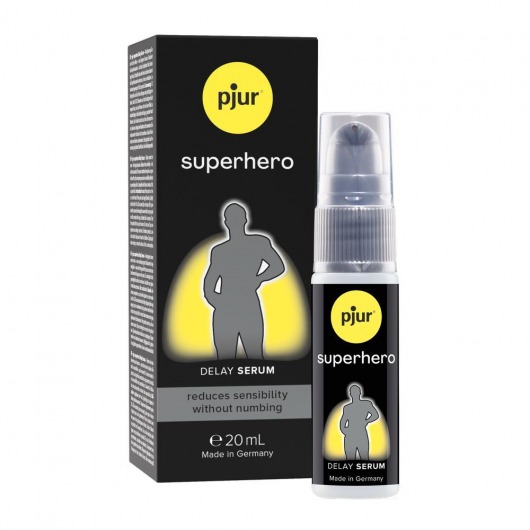 Пролонгатор-сыворотка pjur Superhero Delay Serum - 20 мл. - Pjur - купить с доставкой в Стерлитамаке