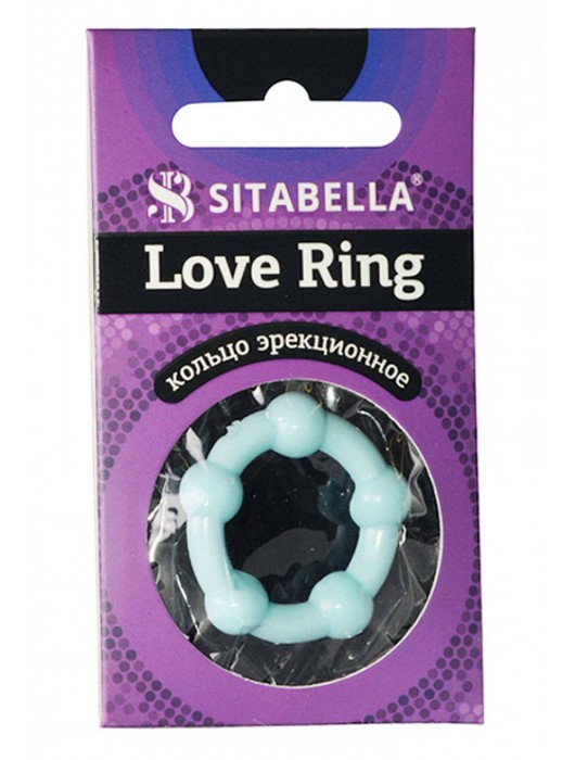 Цветное эрекционное кольцо Love Ring с бусинами - Sitabella - в Стерлитамаке купить с доставкой