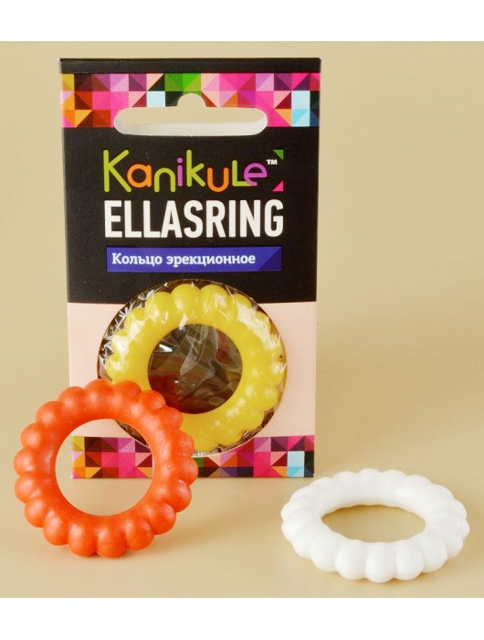 Цветное рельефное эрекционное кольцо Ellasring - Sitabella - в Стерлитамаке купить с доставкой