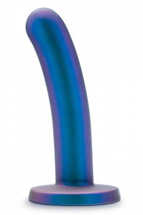 Синяя насадка с гладкой поверхностью Surrender 5.75 Inch Intermediate Pegging Dildo - 14,6 см. - Blush Novelties - купить с доставкой в Стерлитамаке