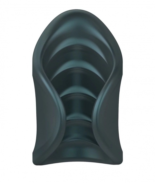 Серый сквозной мастурбатор с вибрацией Manwan Starter - Manwan - в Стерлитамаке купить с доставкой