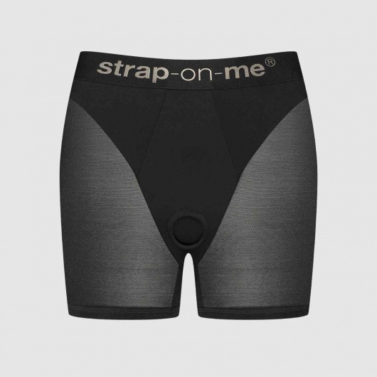 Трусики-шорты для фиксации насадок Strap-on-me Harness Lingerie Halo - size L - Strap-on-me - купить с доставкой в Стерлитамаке