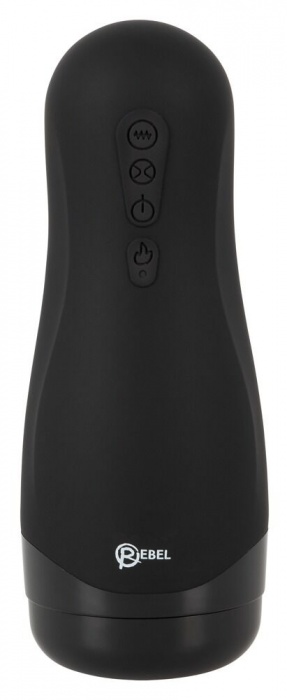 Черный вибромастурбатор с подогревом Masturbator with 3 Functions - Orion - в Стерлитамаке купить с доставкой