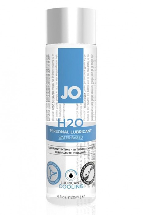 Охлаждающий лубрикант на водной основе JO Personal Lubricant H2O COOLING - 120 мл. - System JO - купить с доставкой в Стерлитамаке