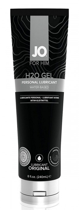 Лубрикант-гель для мужчин JO H2O GEL ORIGINAL - 240 мл. - System JO - купить с доставкой в Стерлитамаке