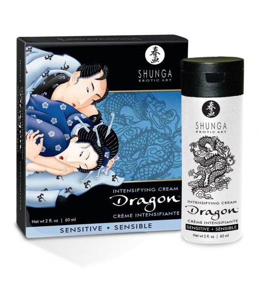 Интимный мужской крем SHUNGA DRAGON SENSITIVE - 60 мл. - Shunga - купить с доставкой в Стерлитамаке