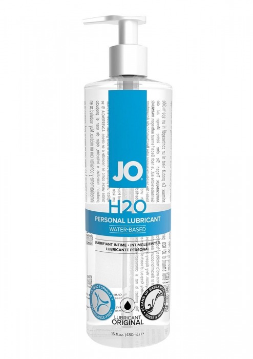 Лубрикант на водной основе JO Personal Lubricant H2O с дозатором - 480 мл. - System JO - купить с доставкой в Стерлитамаке