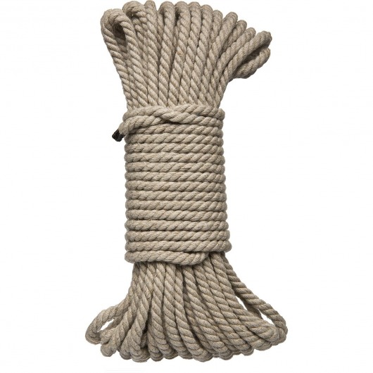 Бондажная пеньковая верёвка Kink Bind   Tie Hemp Bondage Rope 50 Ft - 15 м. - Doc Johnson - купить с доставкой в Стерлитамаке