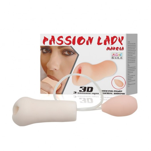 Мастурбатор Passion Lady Marcia с грушей для имитации посасывания - Baile - в Стерлитамаке купить с доставкой