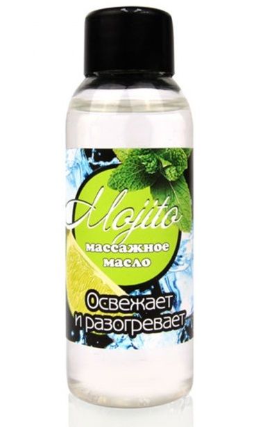 Массажное масло для тела Mojito с ароматом лайма - 50 мл. - Биоритм - купить с доставкой в Стерлитамаке