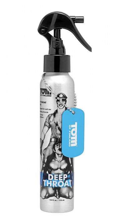 Спрей для лёгкого проникновения во время орального секса Tom of Finland Deep Throat Spray - 118 мл. - Доминирующее кольцо - купить с доставкой в Стерлитамаке